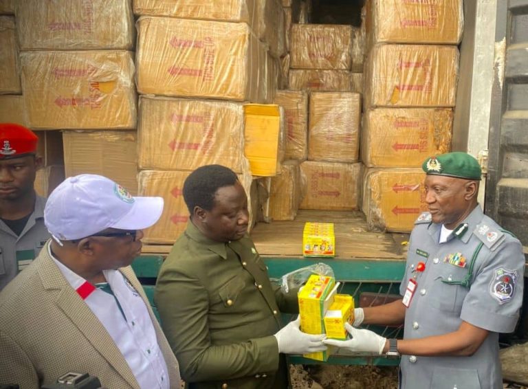 CUSTOMS FOU ZONE ‘A’ HANDS OVER EXPIRED PHARMACEUTICAL PRODUCTS WORTH OVER #3.7B TO NAFDAC